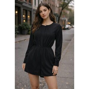 The Fifth Label Black Long-Sleeve Romper